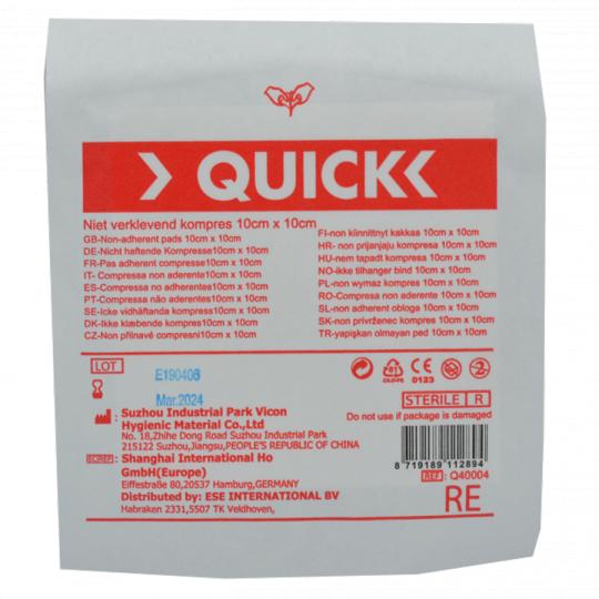 wondkompres NV 10x10 cm (niet verklevend)